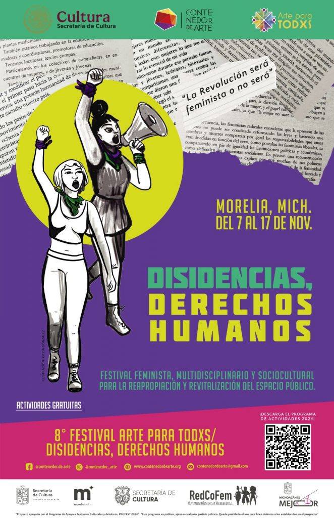 Contenedor de Arte | PROGRAMACIÓN 8° Festival Arte para Todxs / Disidencias, Derechos Humanos.