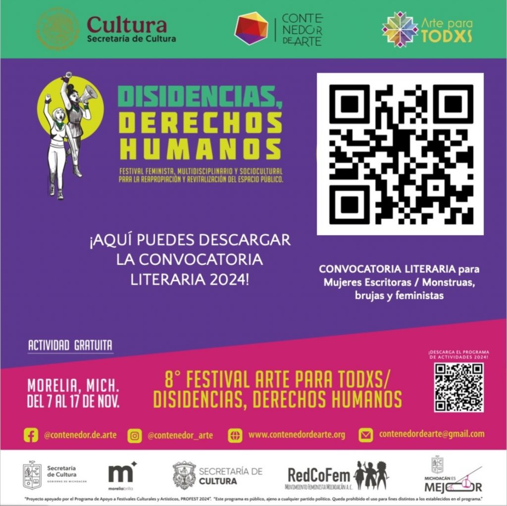 Contenedor de Arte | Convocan a escritoras michoacanas a participar en la antología “Monstruas, brujas y feministas”