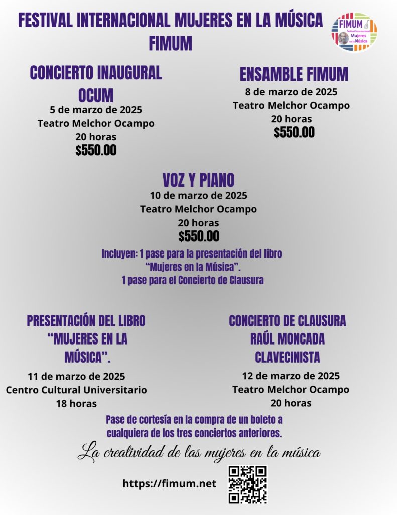 Contenedor de Arte | FIMUM 2025: El festival que celebra la música creada por mujeres llega a Morelia