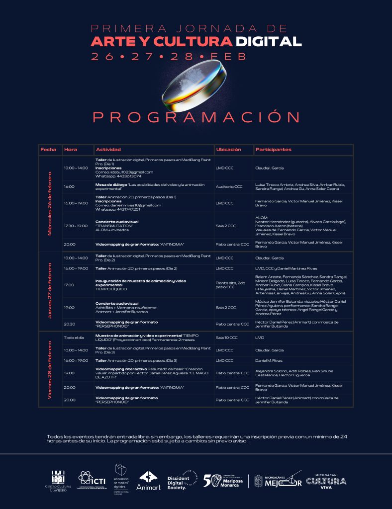 Contenedor de Arte | No te pierdas la primera Jornada de Arte y Cultura Digital en Clavijero