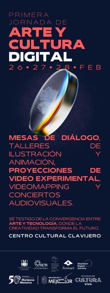 Contenedor de Arte | No te pierdas la primera Jornada de Arte y Cultura Digital en Clavijero
