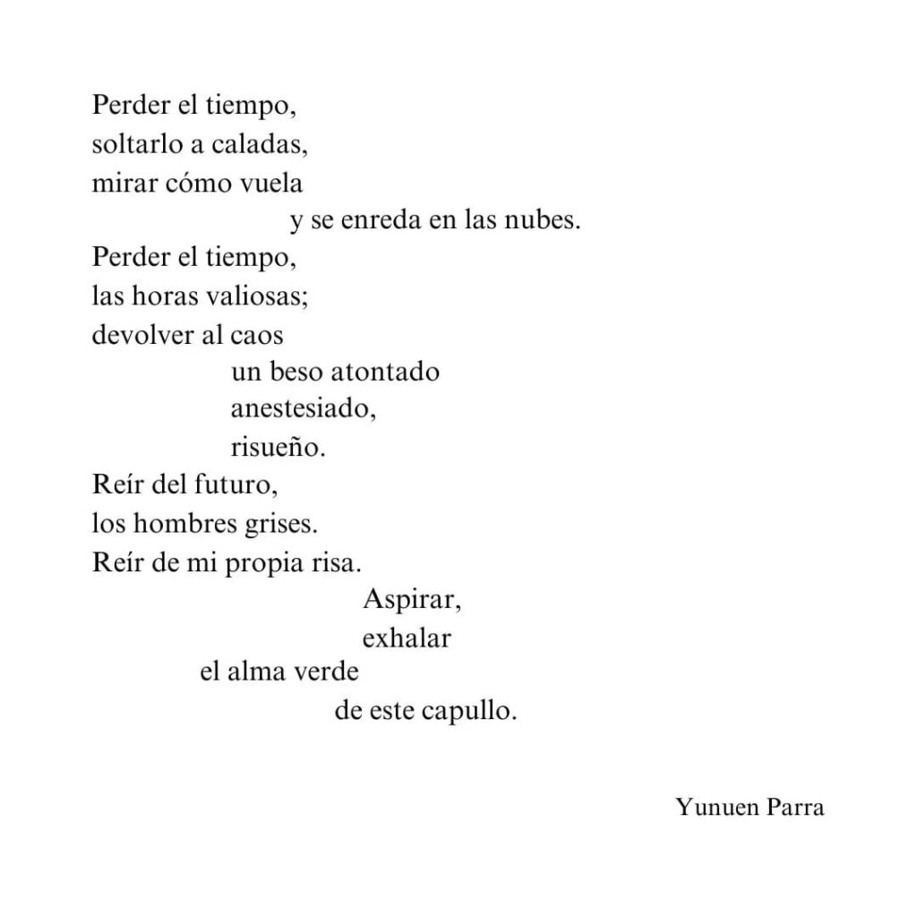 Contenedor de Arte | Yunuen Parra: escribir poesía como acto de resistencia y memoria