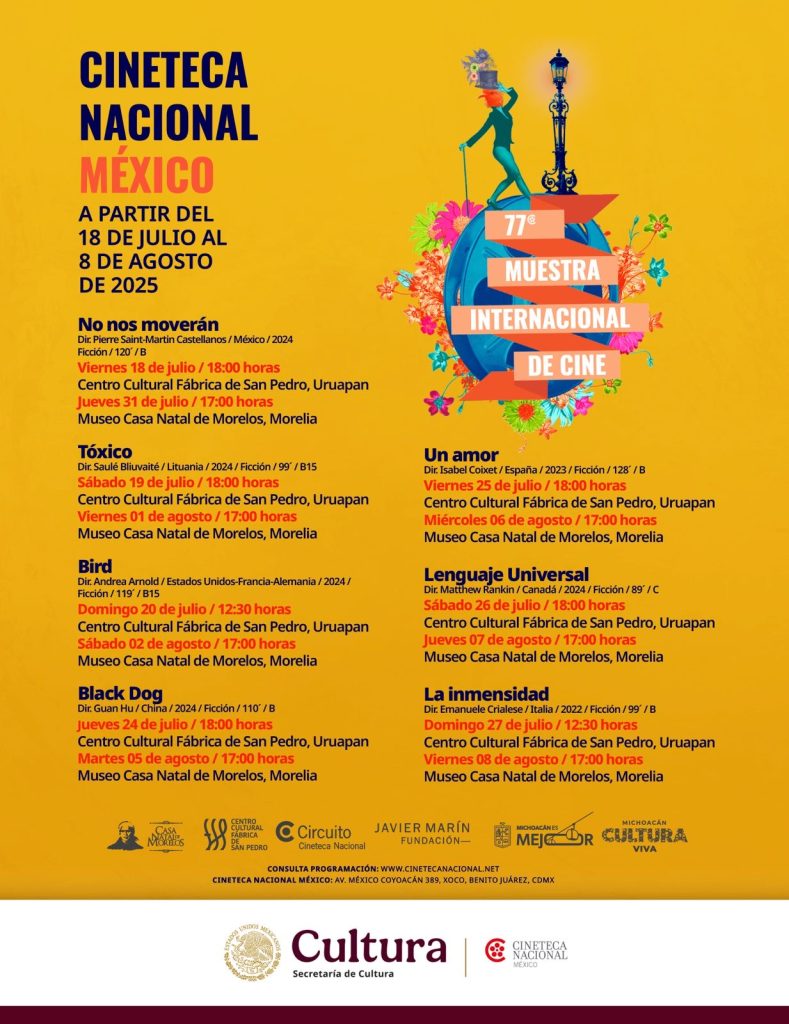 Contenedor de Arte | Se presenta la Muestra de la Cineteca Nacional en Morelia y Uruapan