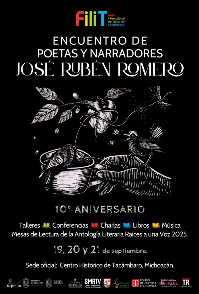 Contenedor de Arte | Tacámbaro celebra 10 años del Encuentro de Poetas y Narradores “José Rubén Romero”