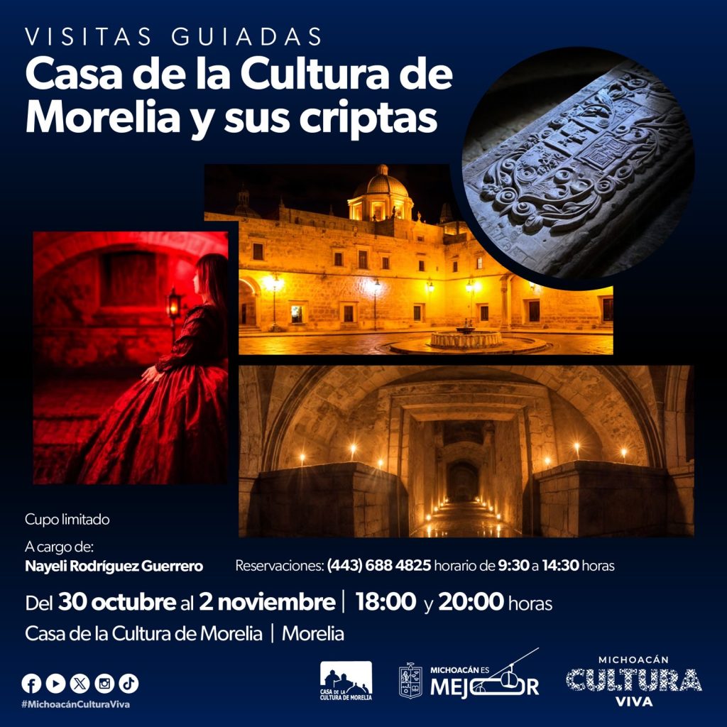 Contenedor de Arte | ¿Conoces las criptas de la Casa de Cultura de Morelia? Asiste a un recorrido
