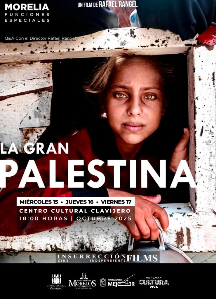 Contenedor de Arte | Llega documental “La gran Palestina" de Rafael Rangel al Clavijero