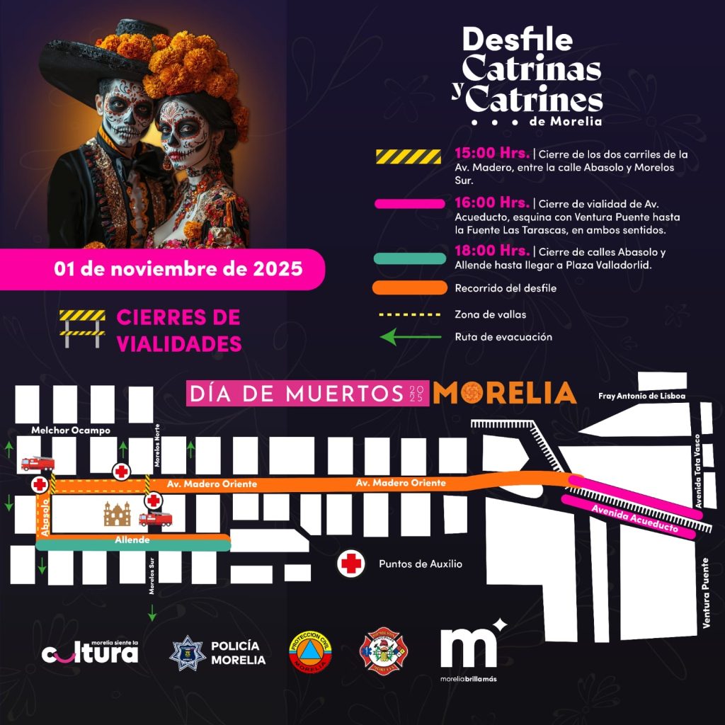 Contenedor de Arte | SeCultura Morelia invita a Desfile de Catrinas y Catrines