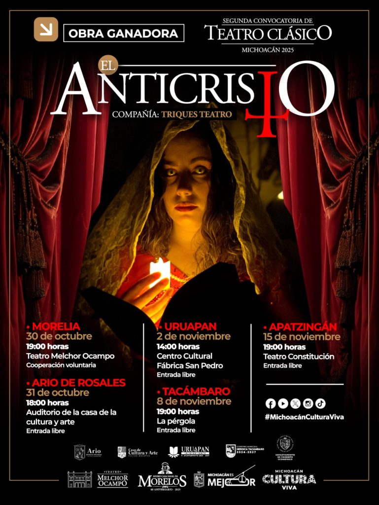 Contenedor de Arte | “El Anticristo” Obra ganadora de Teatro Clásico.