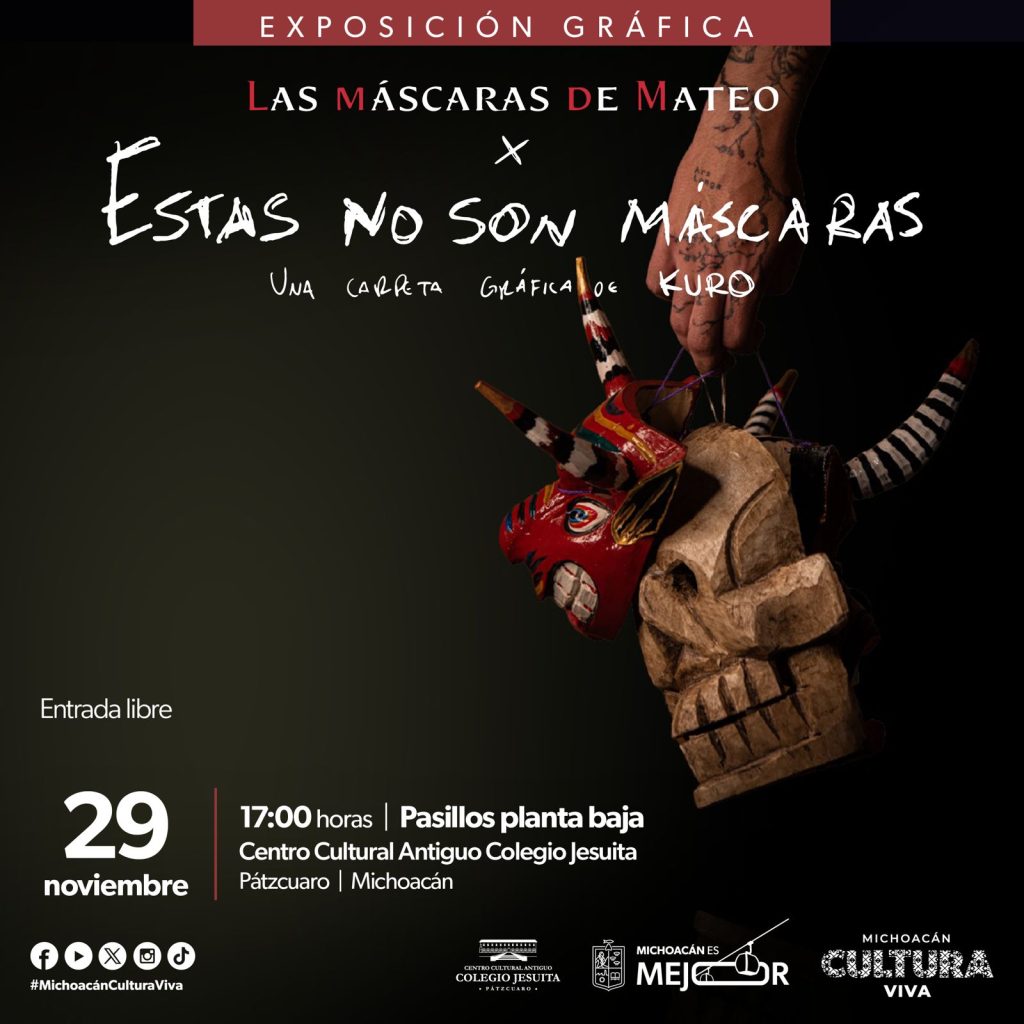 Contenedor de Arte | "Las máscaras de Mateo, estas no son ”.