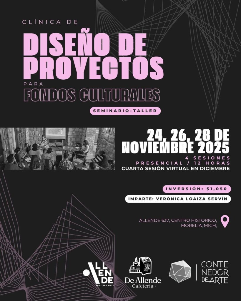 Contenedor de Arte | Anuncian la apertura de la Clínica de Diseño de Proyectos para Fondos Culturales