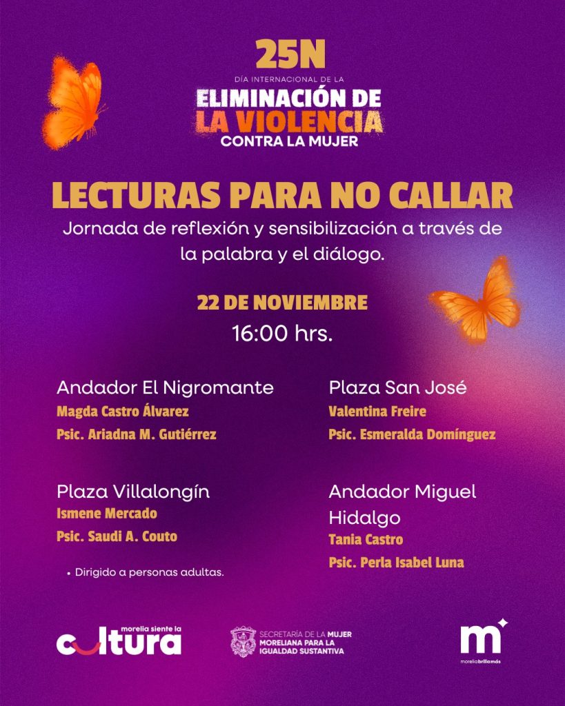 Contenedor de Arte | Se invita a jornada de lectura y diálogo en el marco del 25N