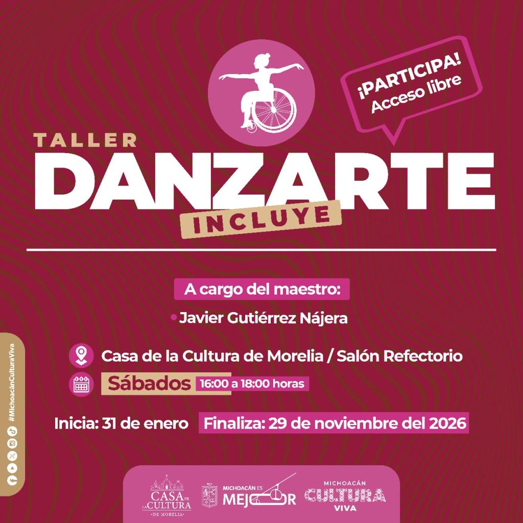 Contenedor de Arte | Taller permanente de danza inclusiva en Casa de la Cultura de Morelia