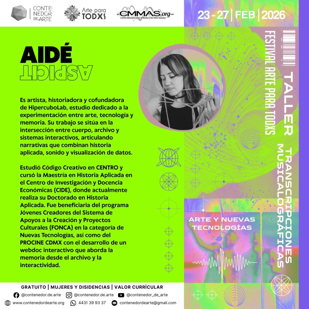 Contenedor de Arte | El festival Arte para Todxs convoca al Taller de Arte y Nuevas Tecnologías Contenedor de Arte | El festival Arte para Todxs convoca al Taller de Arte y Nuevas Tecnologías