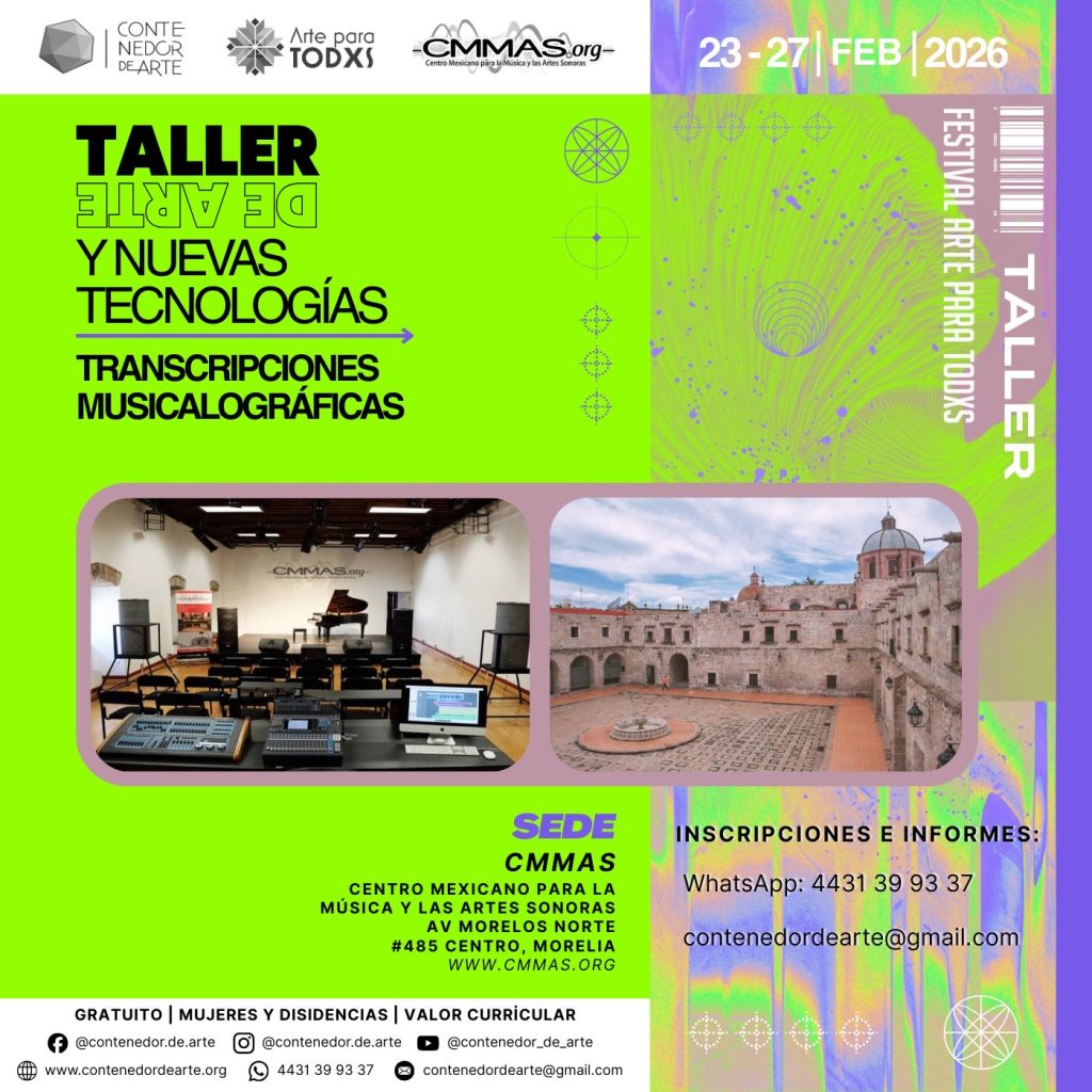 Contenedor de Arte | El festival Arte para Todxs convoca al Taller de Arte y Nuevas Tecnologías Contenedor de Arte | El festival Arte para Todxs convoca al Taller de Arte y Nuevas Tecnologías