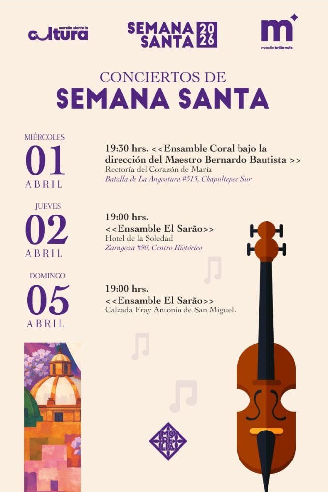 ¡Se invita a las actividades culturales de Semana Santa!