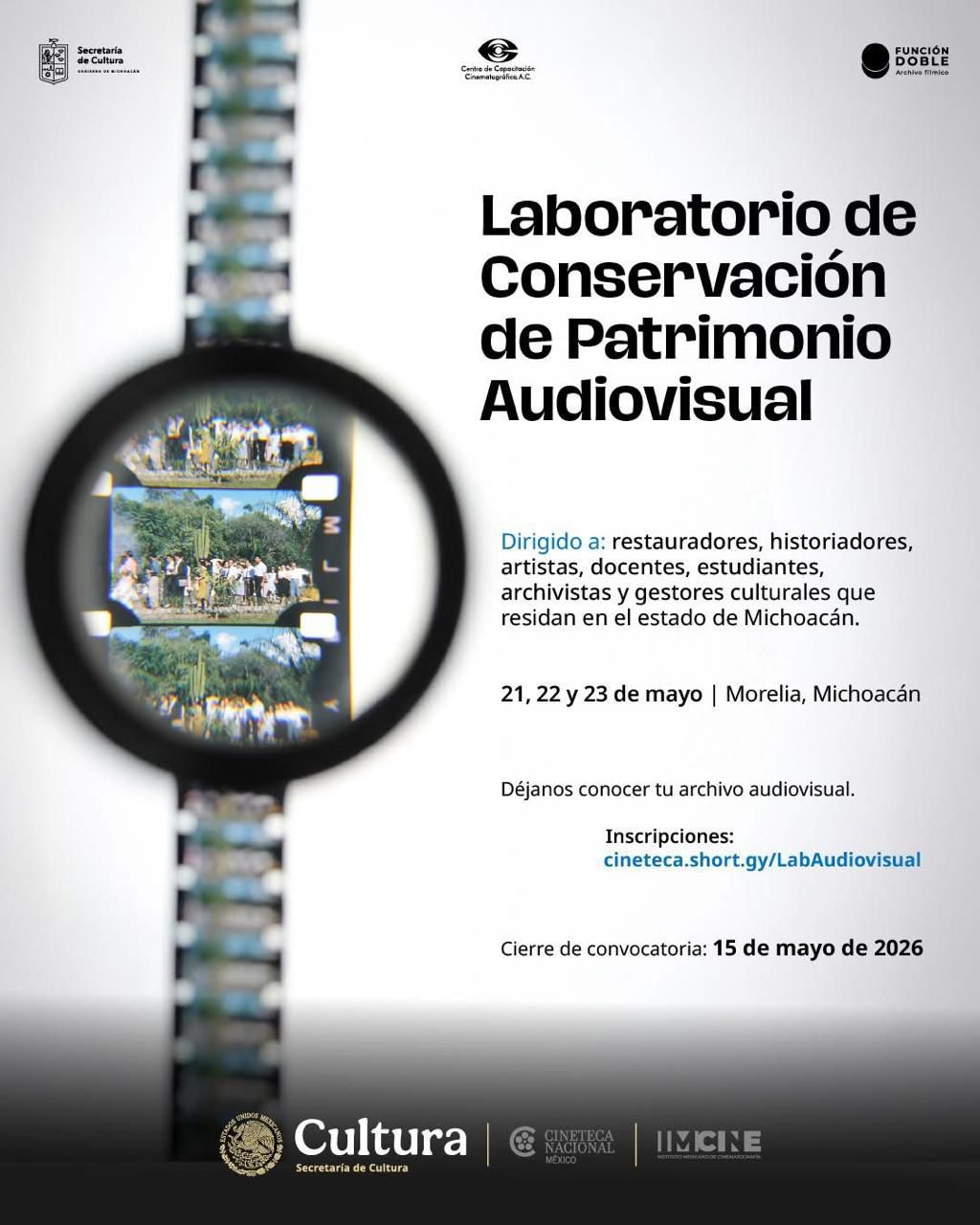 Secum e IMCINE impulsan dos laboratorios para fortalecer la formación audiovisual en Michoacán
