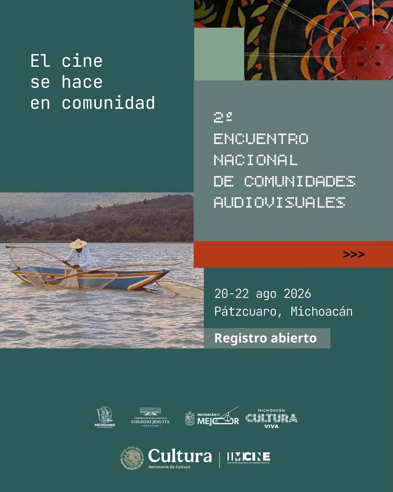 La Secretaría de Cultura de Michoacán invita al Encuentro Nacional de Comunidades Audiovisuales en Pátzcuaro
