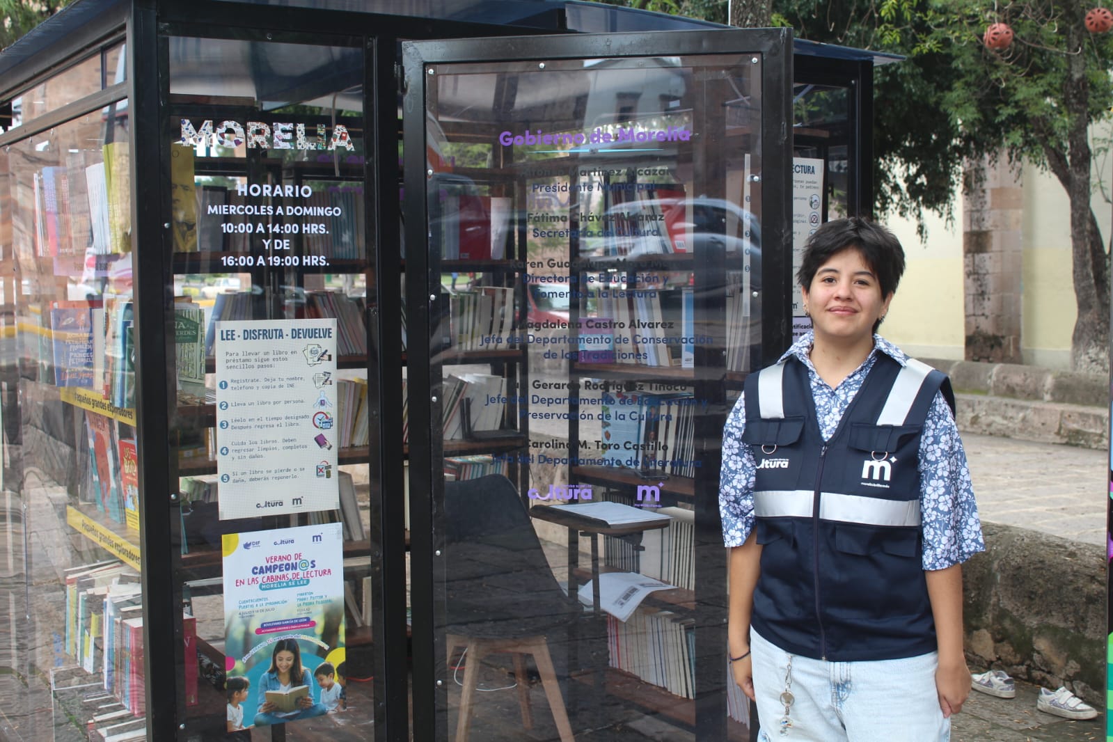 Contenedor de Arte | Cabinas de Lectura "Morelia se Lee" consolidan su éxito durante su primer mes de operación Contenedor de Arte | Cabinas de Lectura "Morelia se Lee" consolidan su éxito durante su primer mes de operación