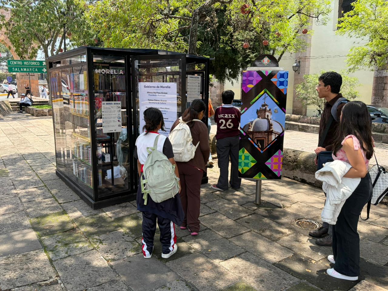 Contenedor de Arte | Cabinas de Lectura "Morelia se Lee" consolidan su éxito durante su primer mes de operación Contenedor de Arte | Cabinas de Lectura "Morelia se Lee" consolidan su éxito durante su primer mes de operación
