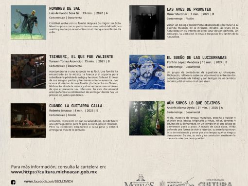 ¡Morelia celebra el cine mexicano con funciones gratuitas!