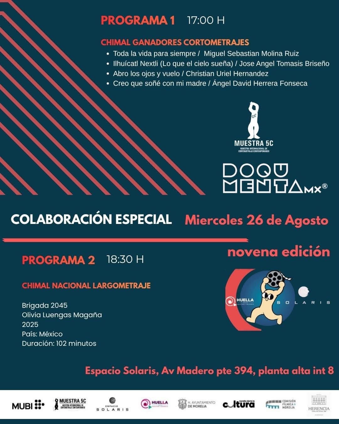 Contenedor de Arte | ¡Muestra Internacional de Cortometraje Contemporáneo (5C) festeja su 9a Edición en Morelia!