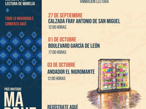 Llegan las historias Marroquíes y Mandalas a las Cabinas de Lectura de Morelia